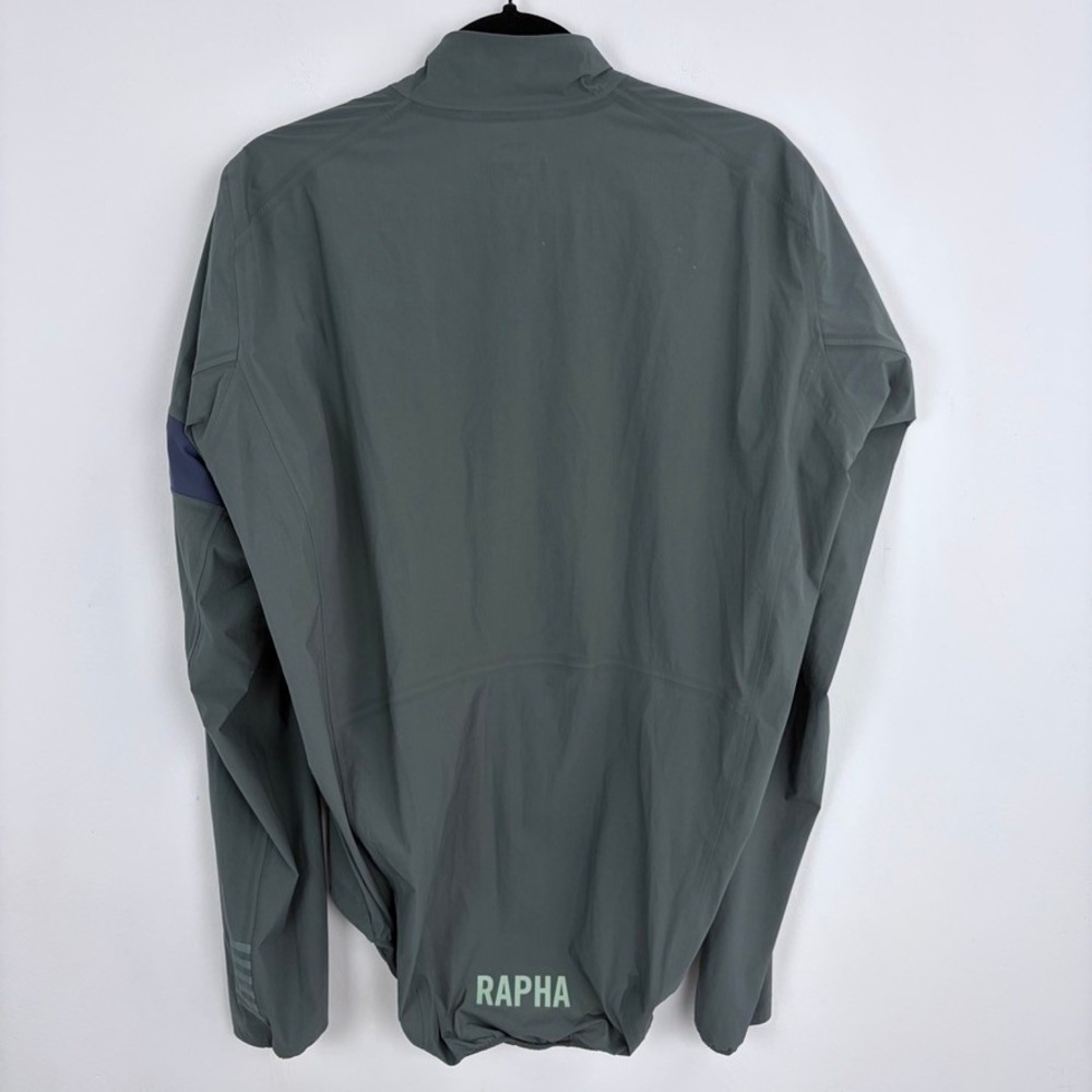 Rapha Pro Team Lightweight Shadow Jacket Green Cycling Long Sleeve Zip FLAWS XL - Picture 16 of 16